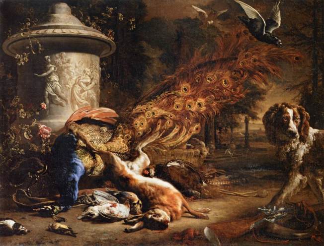 b15ae303840d60e93ced299d1bdf54d5-jpghunting-still-life-with-lap-dog-and-monkey-by-jan-weenix
